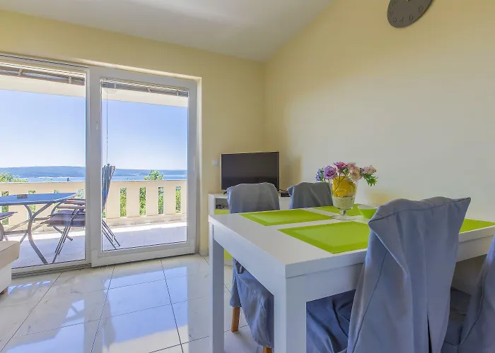 Modernes Nur 390 Meter Zum Mit Herrlichem Meerblick Und Parkplatz Apartman Dramalj